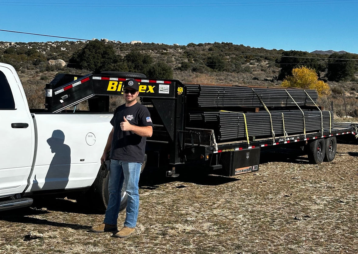 Continuous Fence Panels Delivered to Boulevard, California