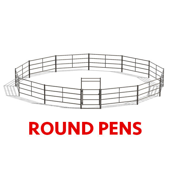 DIY Round Pens For Sale 40ft, 50ft, 60ft Heavy Duty Panels SoCal