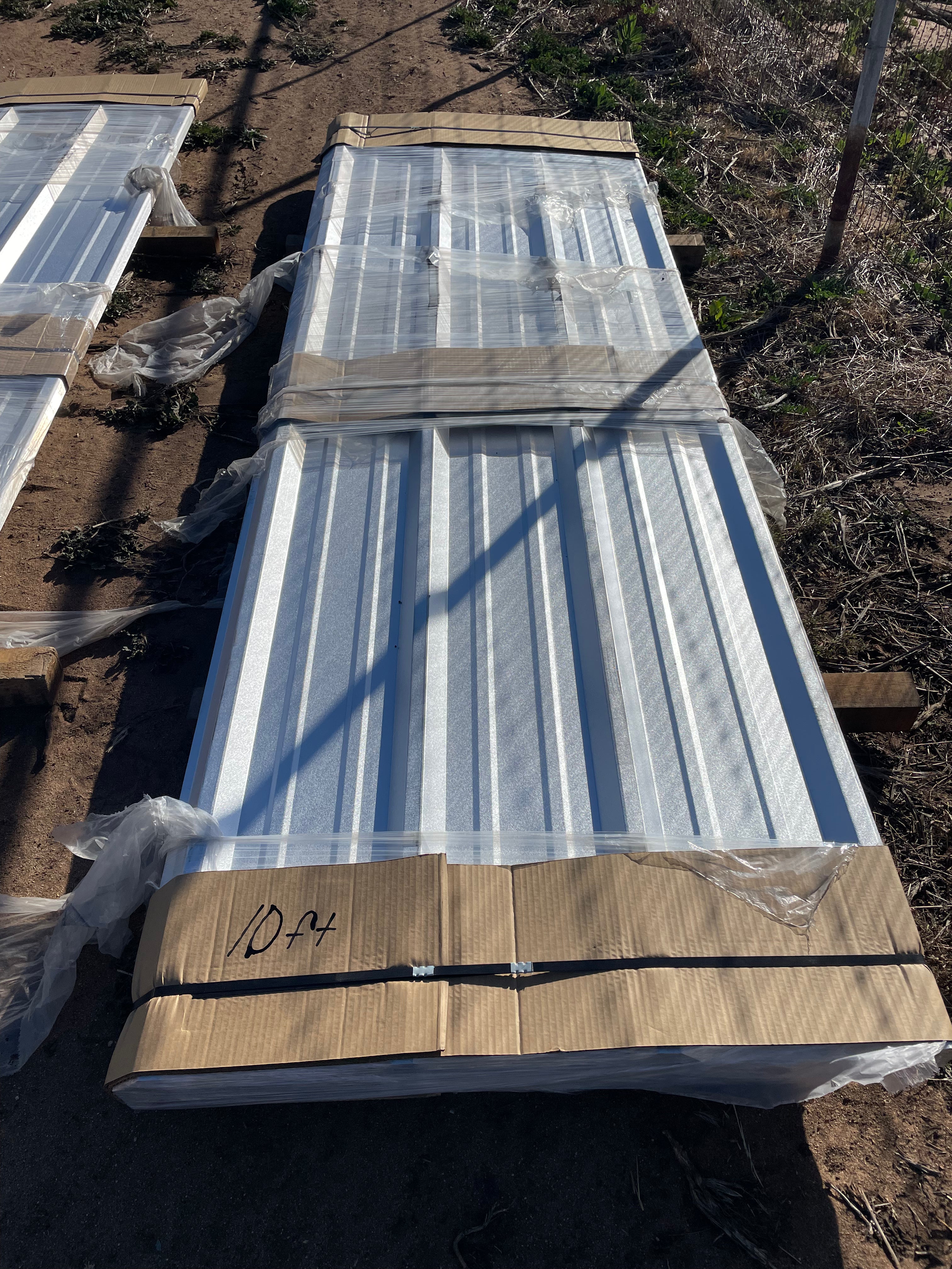 10 ft. metal roofing panels