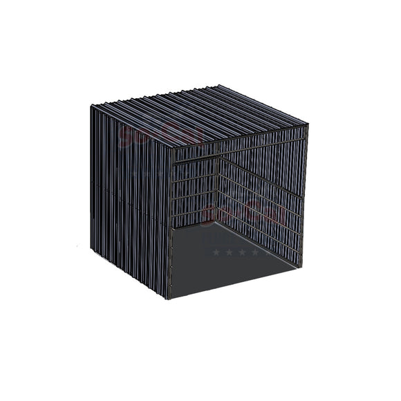 12x12 3-Sided Enclosed Shelter Kit 14 Gauge