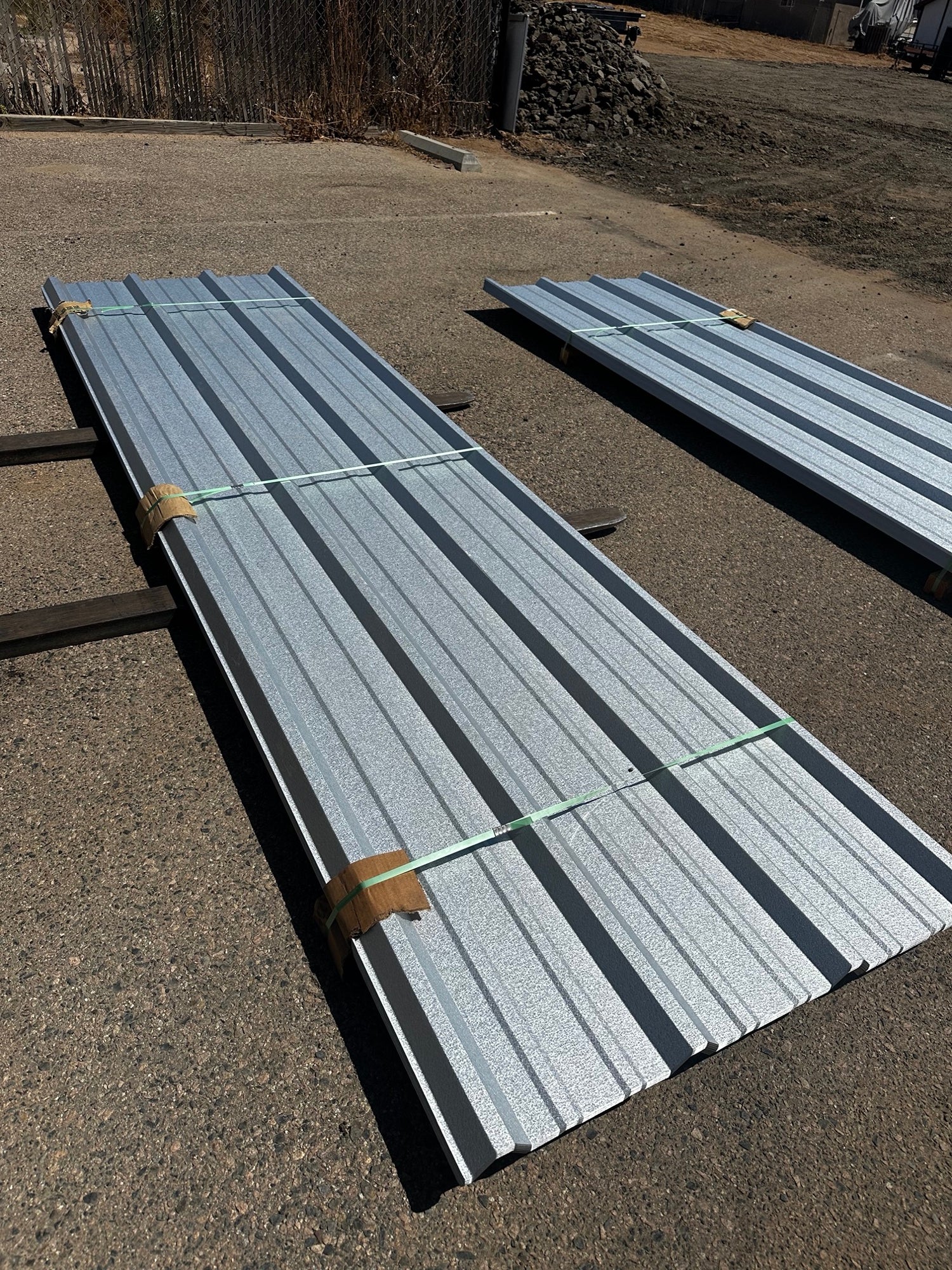 12ft x 3ft Metal PBR Roof Panels - 26gauge - Galvalume - 0