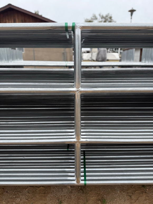 12x24 Economy Horse Stall Kit | 4-Rail | 16-Gauge Galvanized | Light Duty