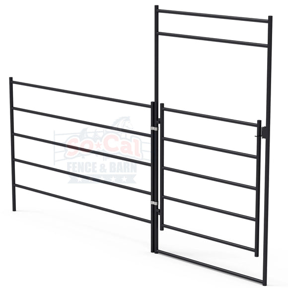 Panel Gate Combo 12ft 5-Rail