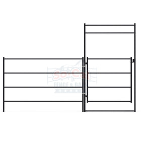 Panel Gate Combo 12ft 4-Rail