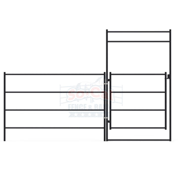 Panel Gate Combo 12ft 4-Rail