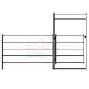 Panel Gate Combo 12ft 5-Rail-1