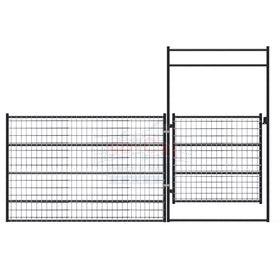 Panel Gate Combo 12ft 4-Rail *WIRE MESH* (14-Gauge)