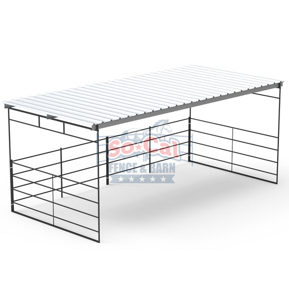 12x24 Horse Shelter Shade Cover Kit (4-Rail)