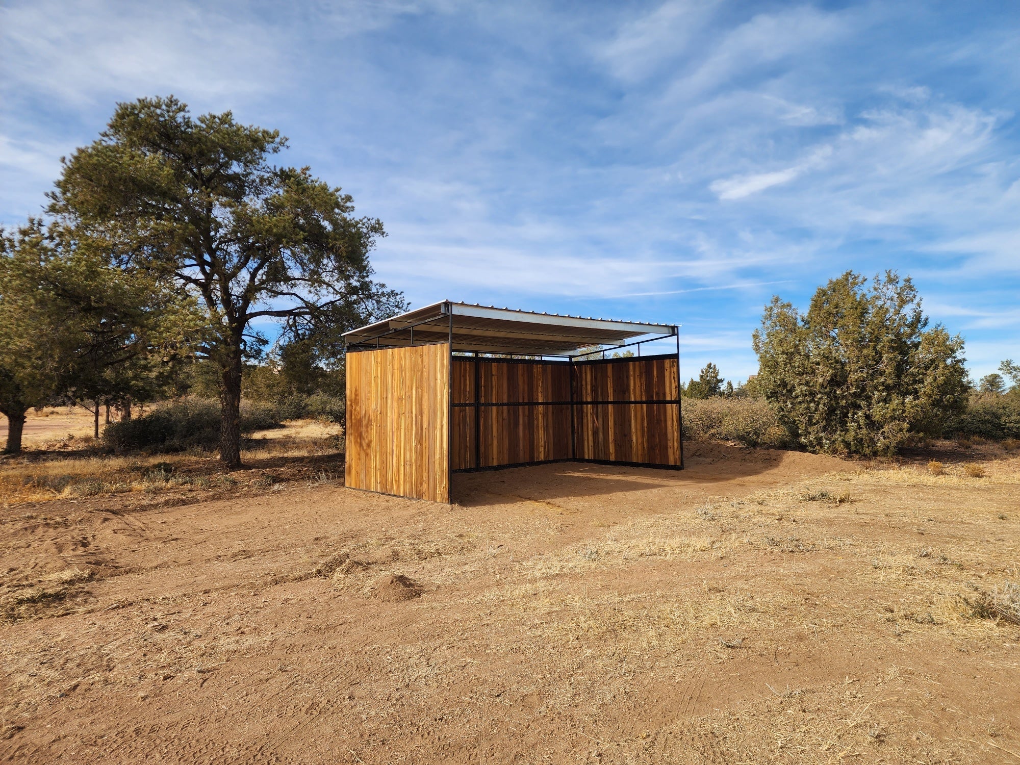 12x24 Loafing Shed (3 Walls)