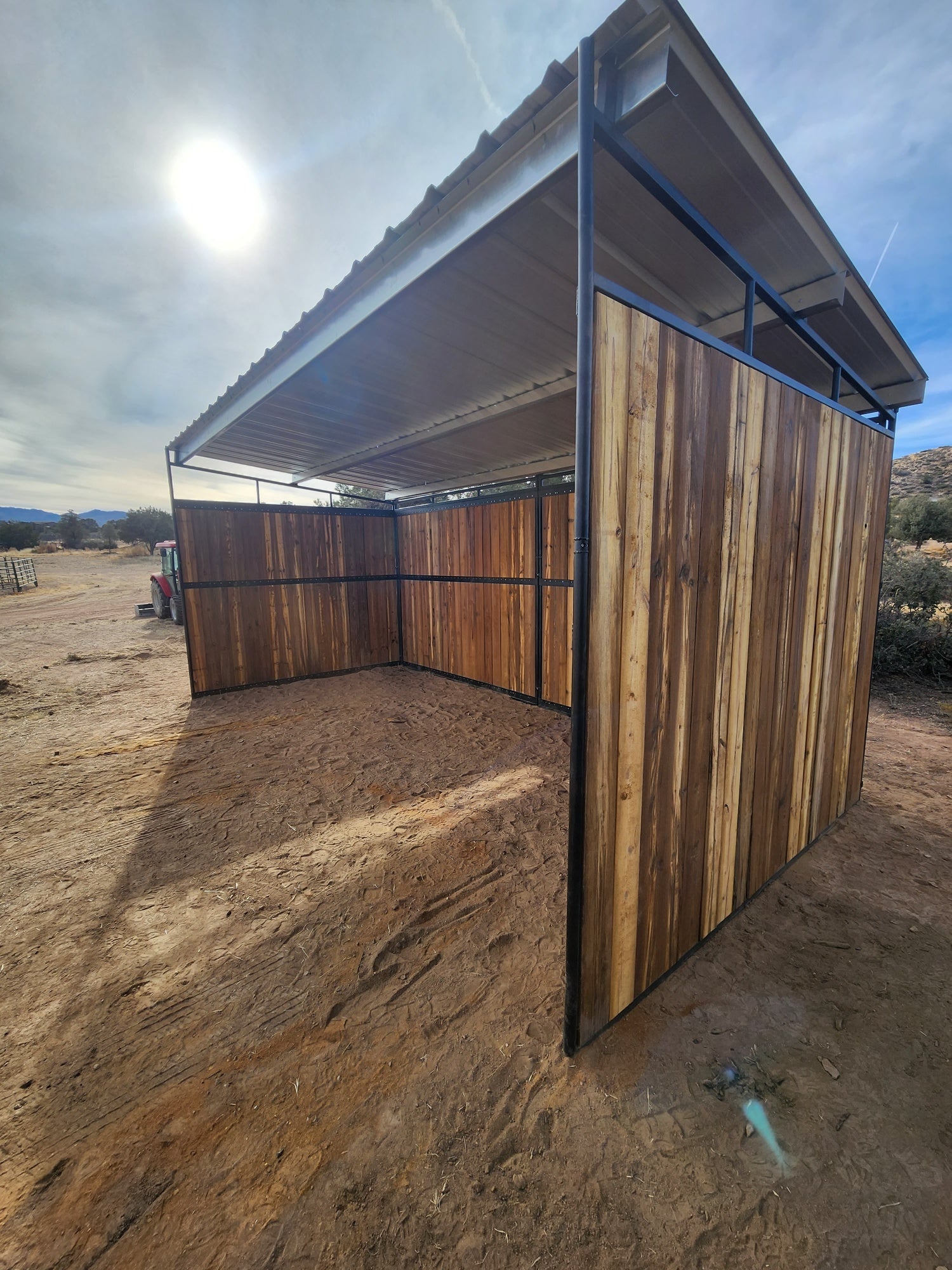 12x24 Loafing Shed (3 Walls)