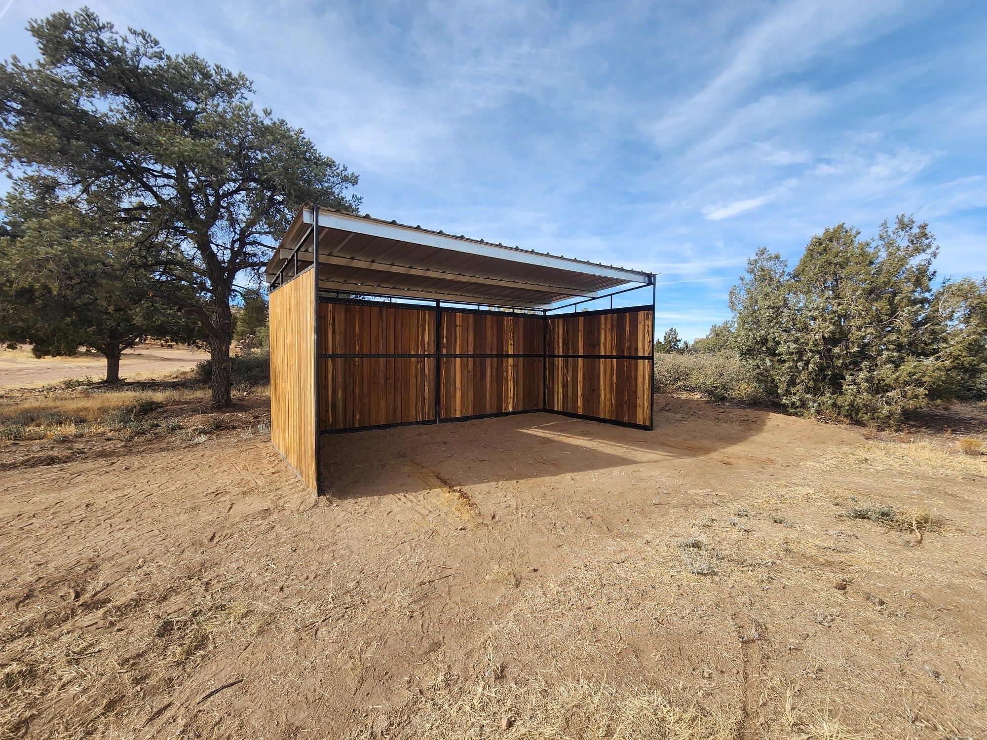 12x24 Loafing Shed (3 Walls)