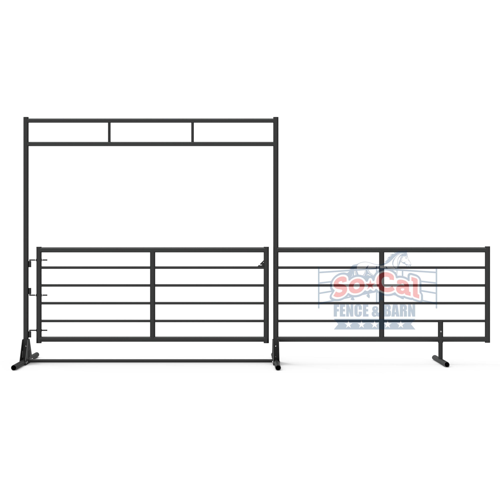 20ft Freestanding Cattle Gate Combo