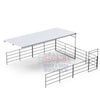 add on horse stall kit with a sloped roof