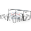 24x24 horse stall with shade