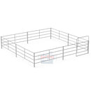 24x24 Economy Horse Stall Kit | 4-Rail | 16-Gauge Galvanized | Light Duty-1