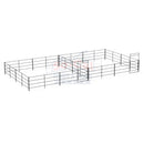 Two 24x24 Horse Stalls Side-by-Side (4-rail)-1