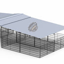 Pro Equine Facility Mare Motel | FULLY COVERED 12x24 STALLS | 6FT WELDED WIRE PANELS-8