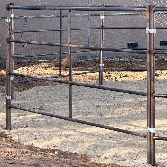 40ft Round Pen (4-Rail) 14-Gauge Steel *RUSTIC*