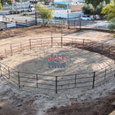 40ft Round Pen (4-Rail) 14-Gauge Steel *RUSTIC*-8