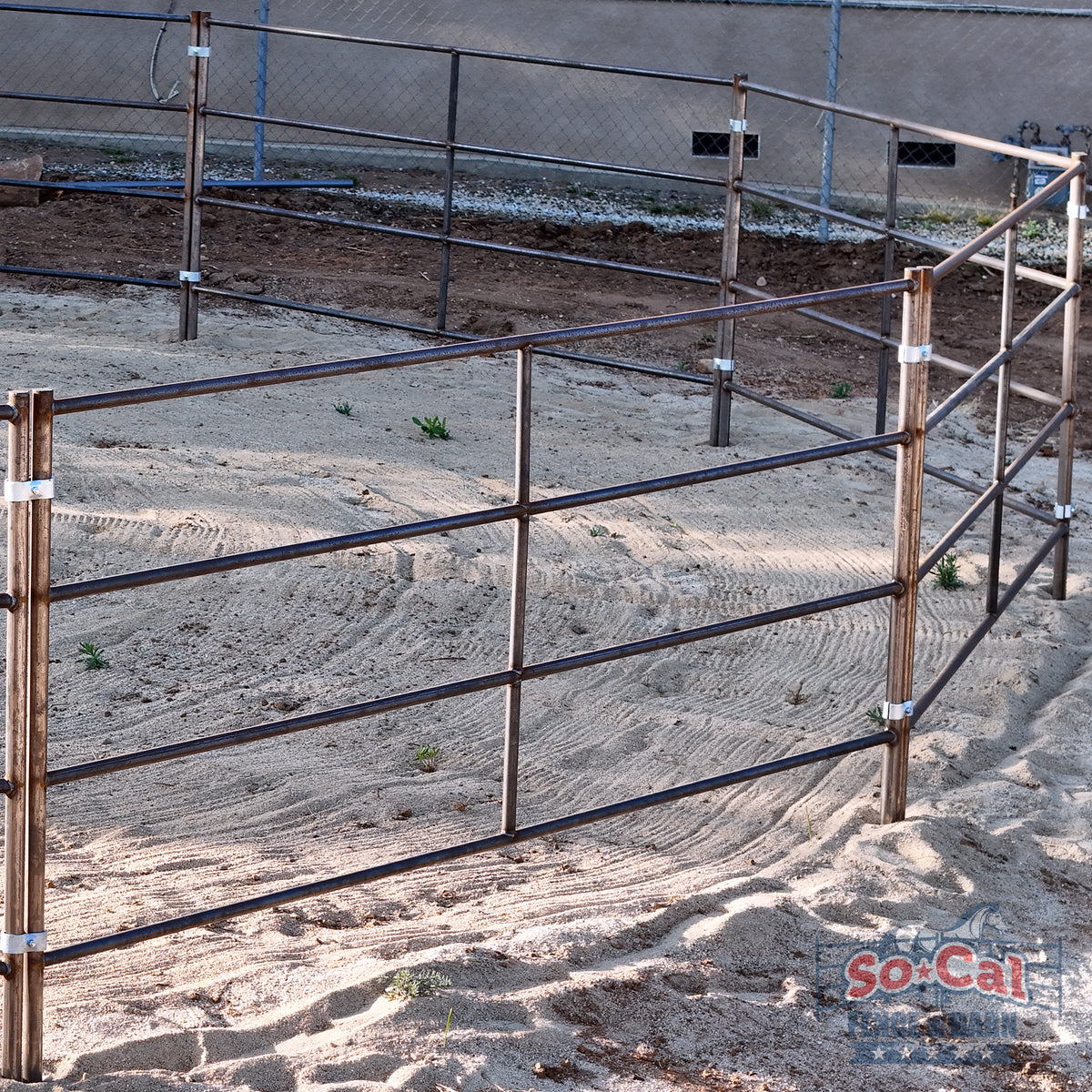 40ft Round Pen (4-Rail) | For Sale | SoCal Fence and Barn | SoCal Fence ...