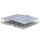 Mare Motel with (8) 12x24 Stalls *FULLY COVERED* and 12ft Breezeway 4-Rail-3