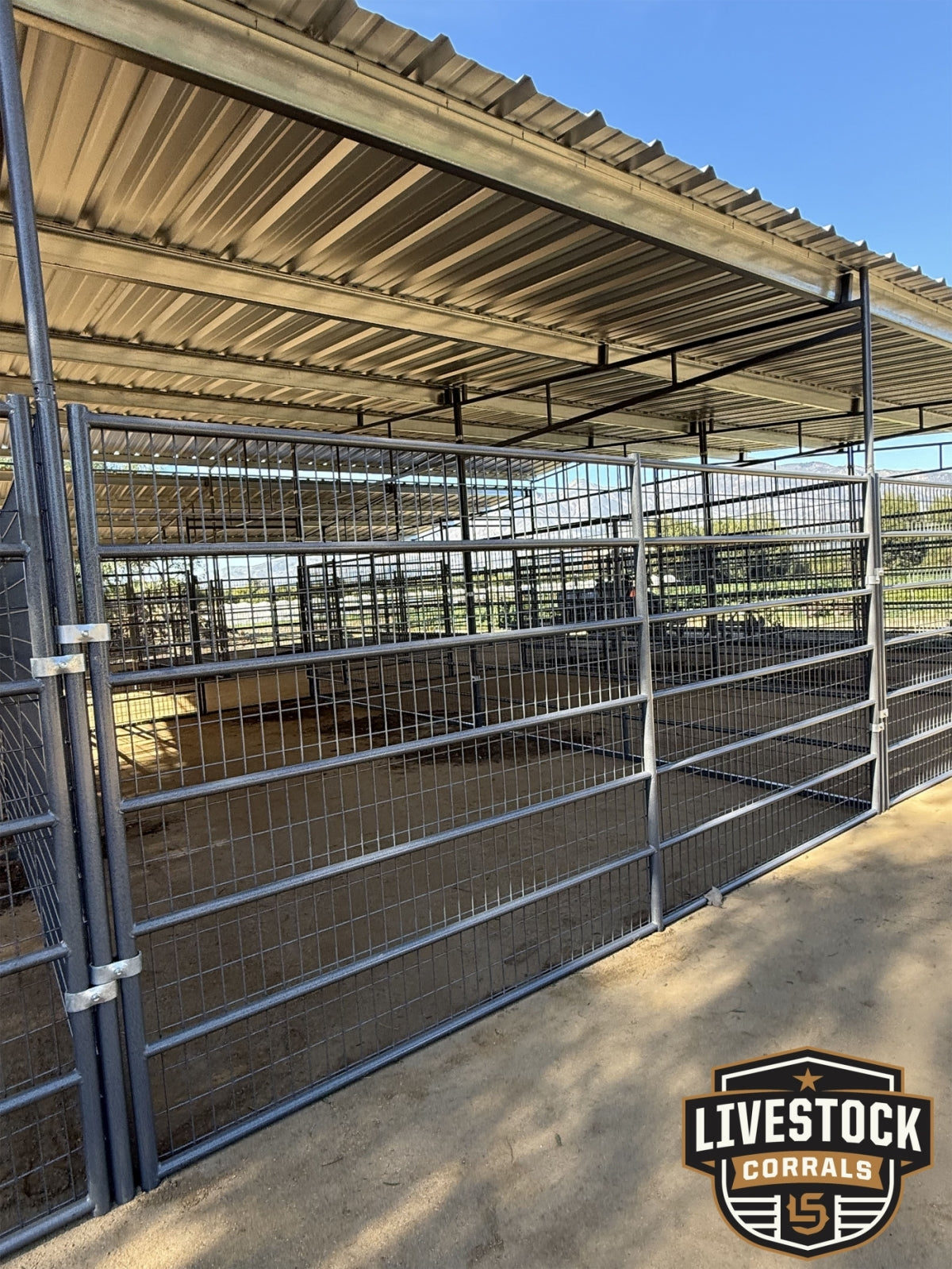Welded Wire Mare Motels | 6ft Tall Stud Panels for Equestrian ...
