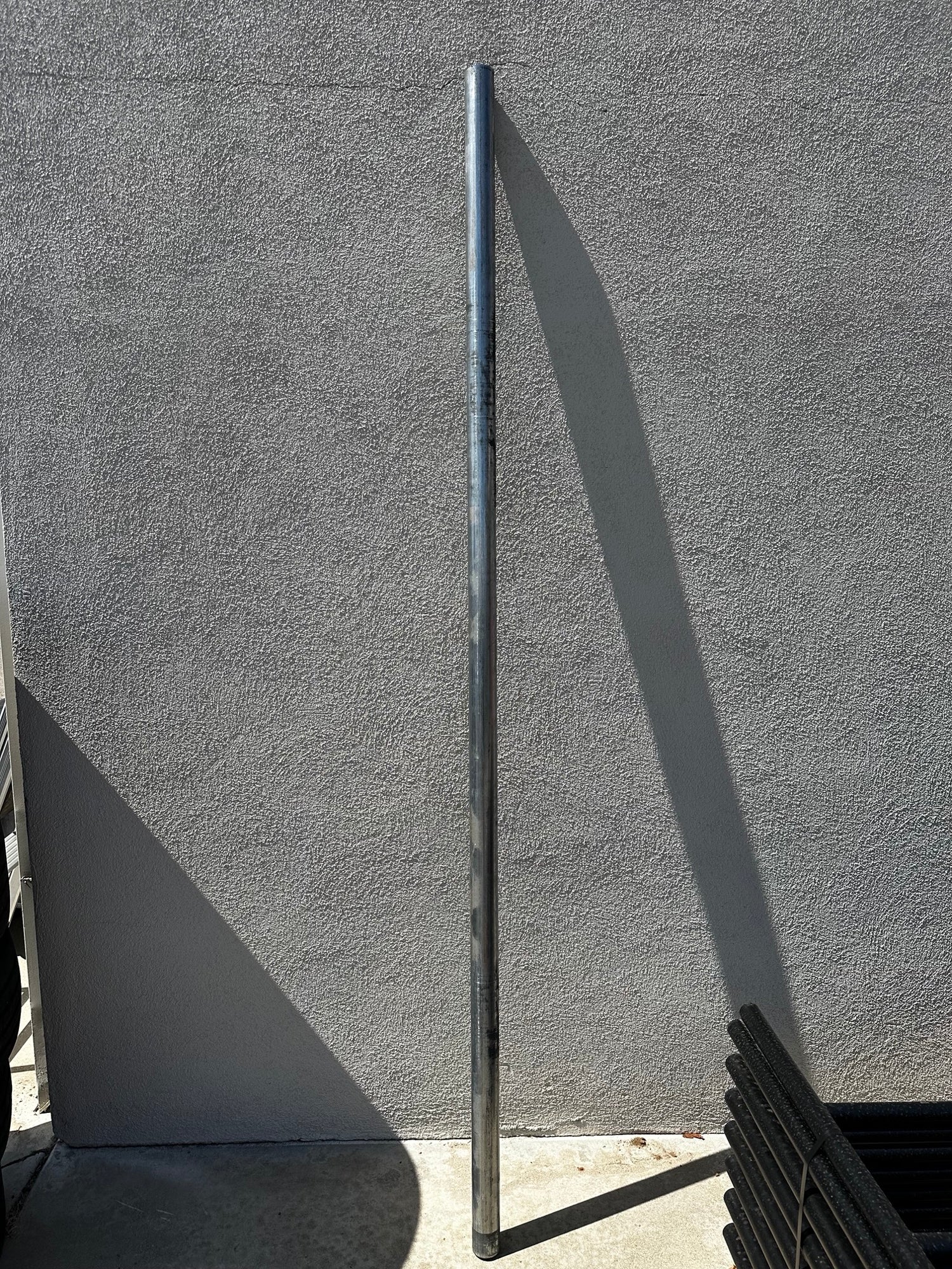 8ft x 2-3/8" Post - Schedule 40 - Galvanized - No End Cap