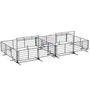 Two 20x20 Portable Cattle Corral System Side-by-Side-3