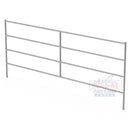 *LIGHT DUTY* 12x5 Horse Corral Panel | 4-Rail | 16-Gauge | Galvanized-8