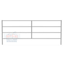 *LIGHT DUTY* 12x5 Horse Corral Panel | 4-Rail | 16-Gauge | Galvanized-1
