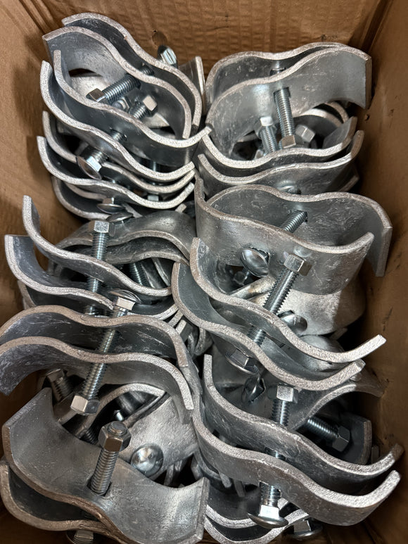 1-5/8" Galvanized Panel Clamp for 1-5/8" Post - Heavy Duty
