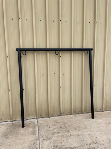 Buy powder-coat-black Hitching Post 6ft Wide x 6ft Tall 2-3/8&quot; (No Shoe)
