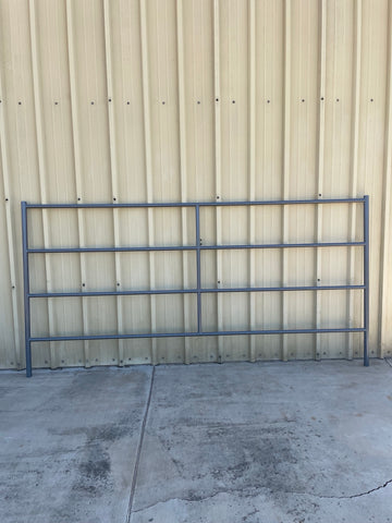 Premium 10x5 Horse Corral Panel (4 Rail) 1-5/8" 14 Gauge *Bare Metal/Rustic* - 0