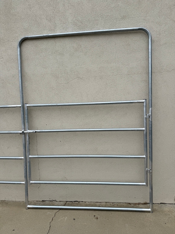 *LIGHT DUTY* Panel Gate Combo 12ft 4-Rail (Galvanized) 16-Gauge