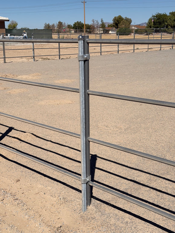 120Ft X Ft200 Riding Arena (4 Rail) 14-Gauge Steel *RUSTIC*