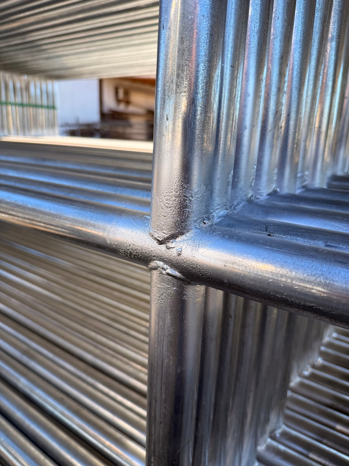 12ft Horse Corral Panels for Sale | Galvanized 4-Rail Light Duty ...