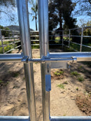 *LIGHT DUTY* Panel Gate Combo 12ft 4-Rail (Galvanized) 16-Gauge-2