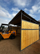 12x24 Loafing Shed (3 Walls) Wood Not Included-2