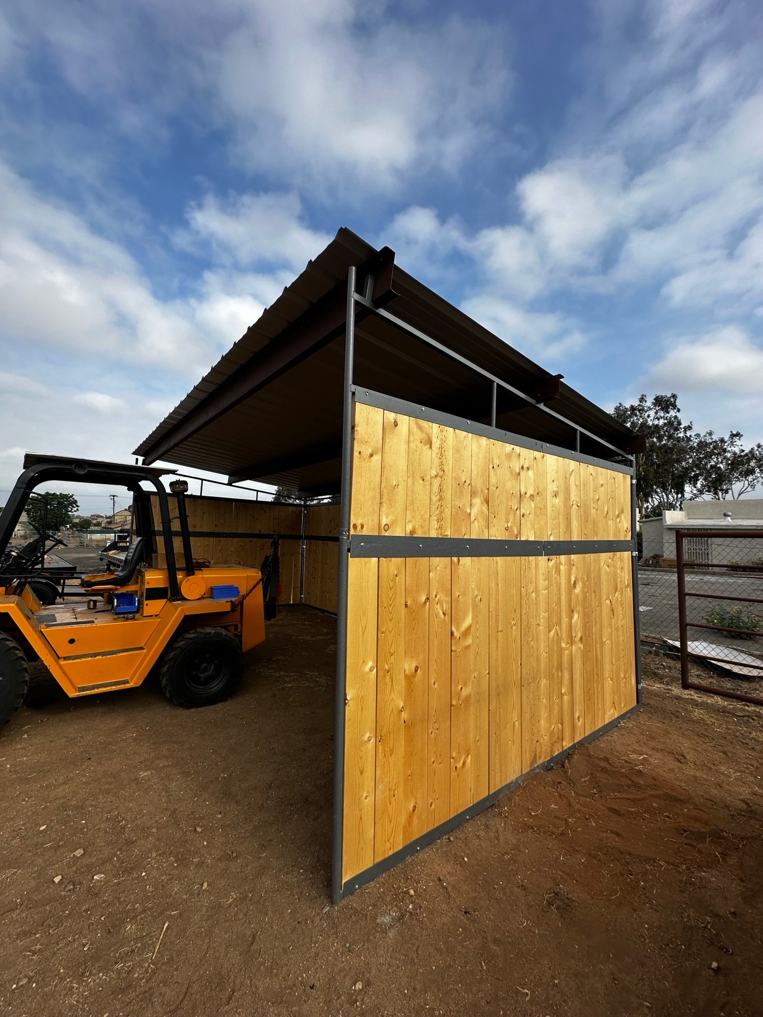 12x24 Loafing Shed (3 Walls) Wood Not Included - 0