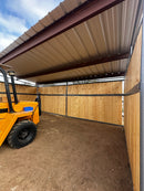 12x24 Loafing Shed (3 Walls) Wood Not Included-3