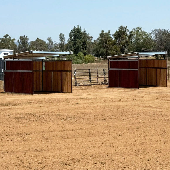 12x12 Loafing Shed (3 Walls) Wood Not Included