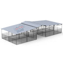 large mare motel horse barn with welded wire panels