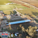 The MEGA MOTEL - 8-Stall Mare Motel - 48x82 Stalls - 15ft Breezeway-6