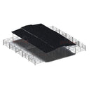 Mare Motel with (10) 12x24 Stalls and 12ft Breezeway 5-Rail-1