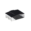 Mare Motel with (4) 12x12 Stalls and 12ft Breezeway 5-Rail (WOOD INSERTABLE PANELS)-1