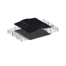 Mare Motel with (6) 12x24 Stalls and 12ft Breezeway 4-Rail-1