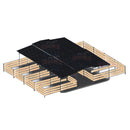 Mare Motel with (8) 12x24 Stalls and 12ft Breezeway (With Wood Insertable Panels) 5-Rail-1