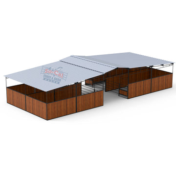 Limited Series - Mare Motel Kit | Fully Covered 12x24 Stalls