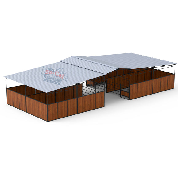 Limited Series - Mare Motel Kit | Fully Covered 12x24 Stalls