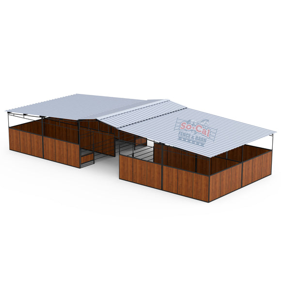Limited Series - Mare Motel Kit | Fully Covered 12x24 Stalls